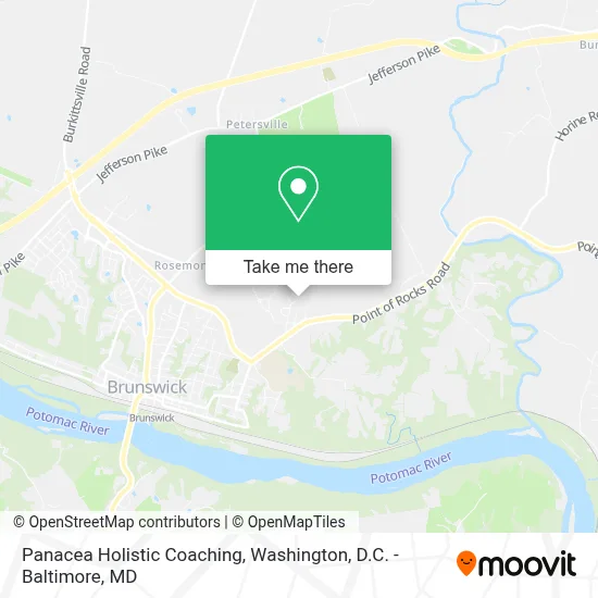 Panacea Holistic Coaching map