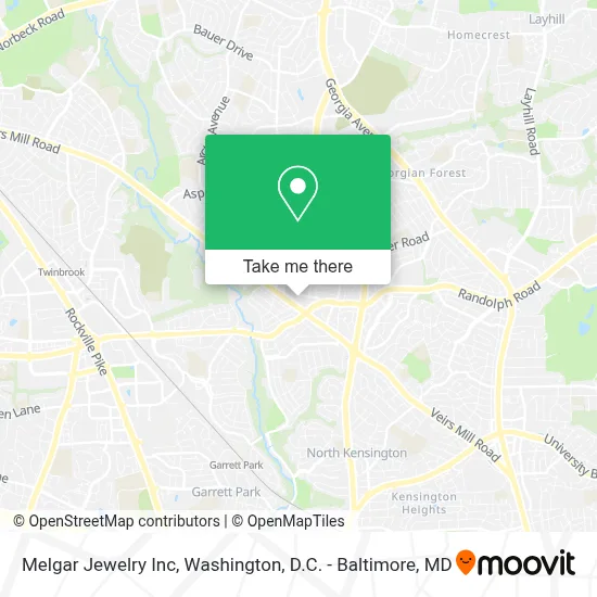 Melgar Jewelry Inc map