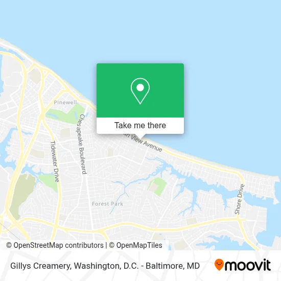 Gillys Creamery map