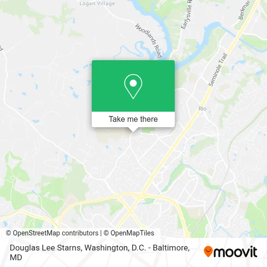 Douglas Lee Starns map