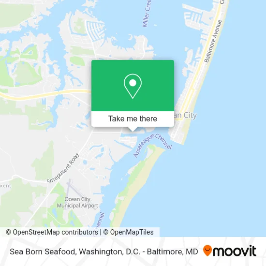 Sea Born Seafood map