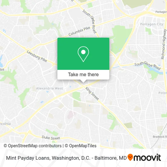 Mint Payday Loans map