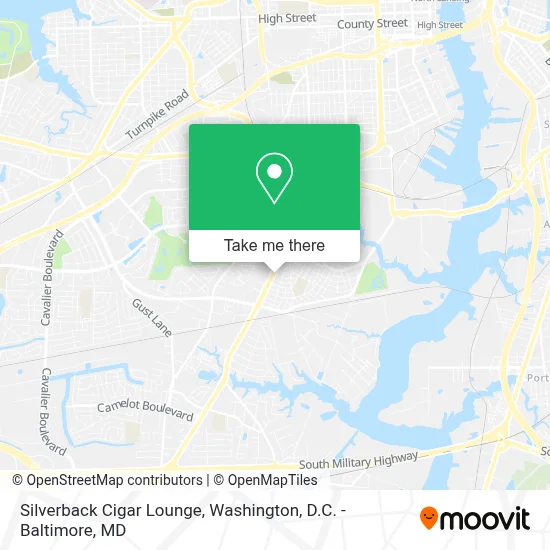 Silverback Cigar Lounge map
