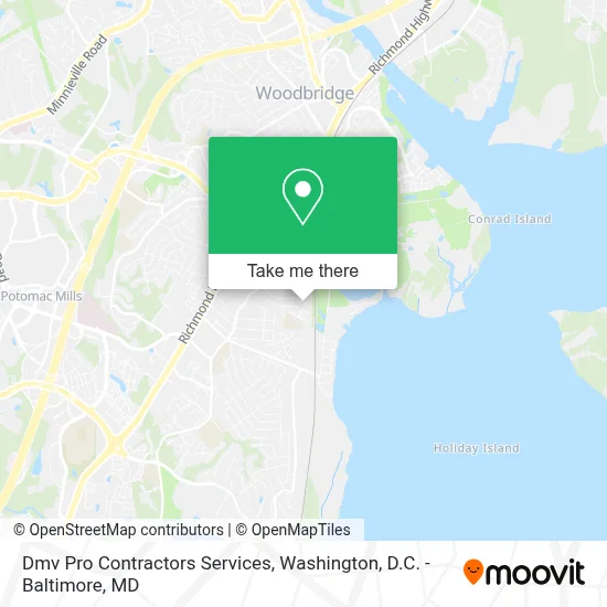 Dmv Pro Contractors Services map