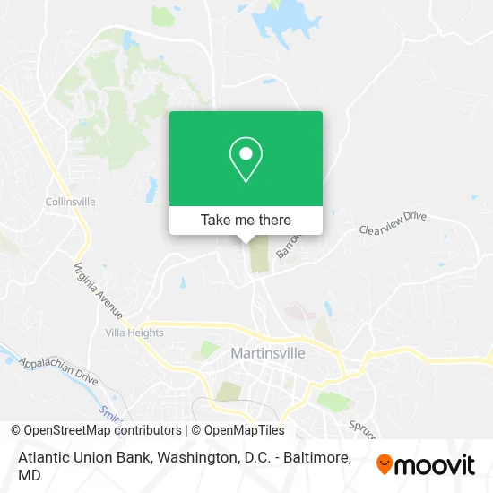 Atlantic Union Bank map