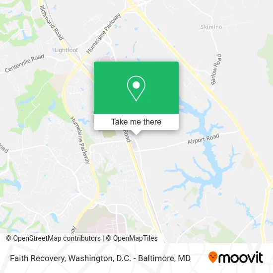 Faith Recovery map