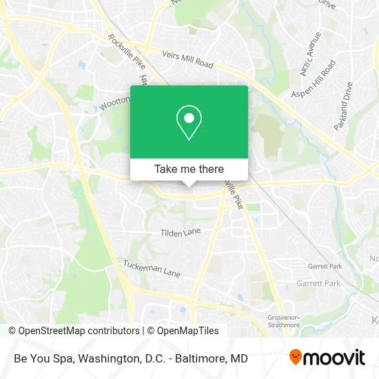 Be You Spa map