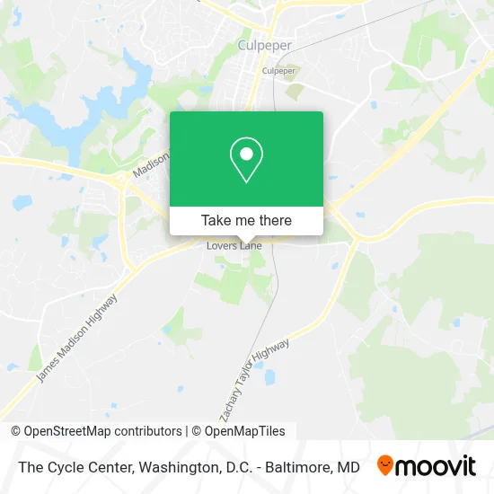 The Cycle Center map