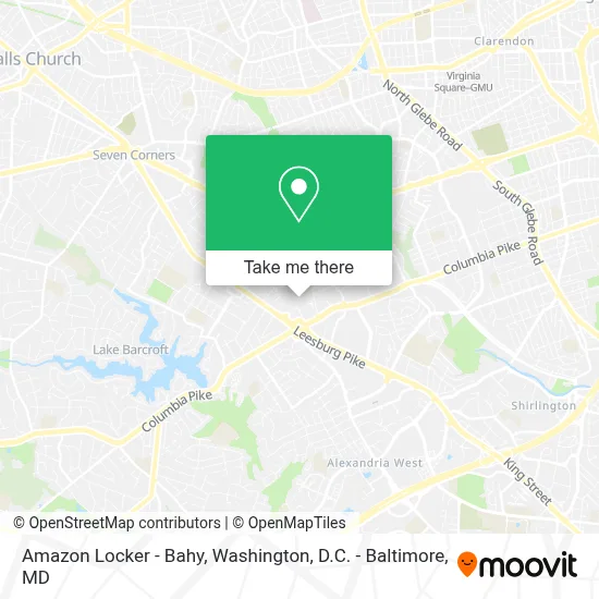 Amazon Locker - Bahy map