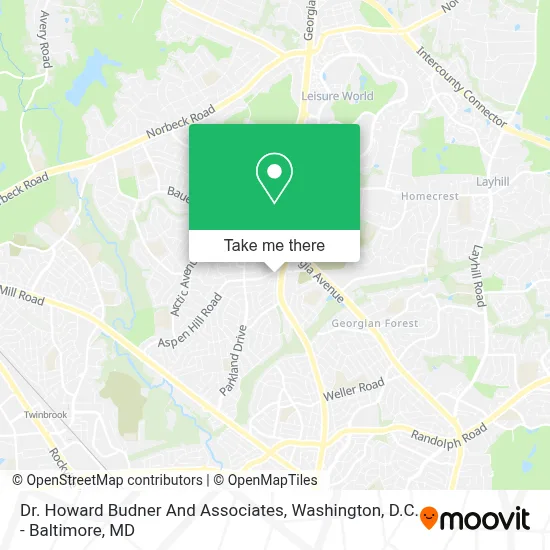 Dr. Howard Budner And Associates map