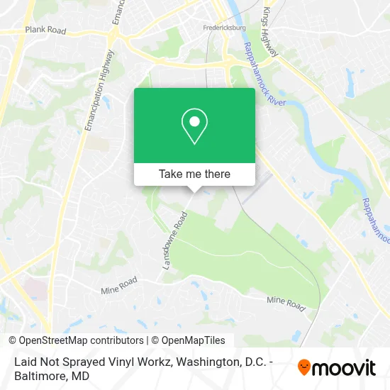 Laid Not Sprayed Vinyl Workz map
