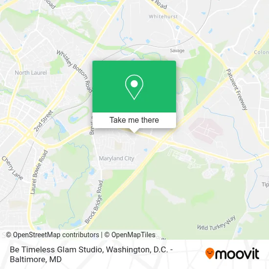 Be Timeless Glam Studio map