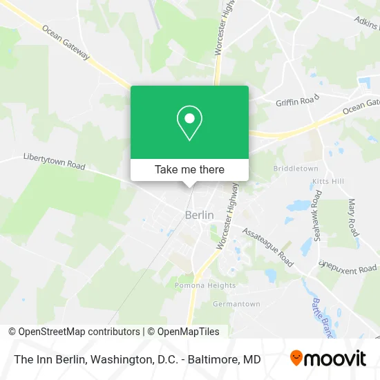 The Inn Berlin map