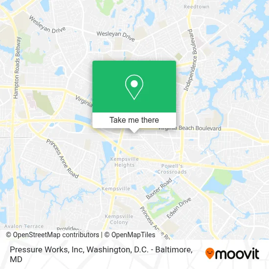 Pressure Works, Inc map