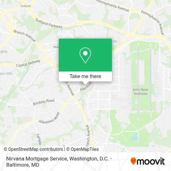 Nirvana Mortgage Service map