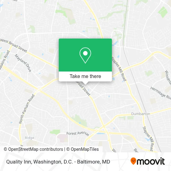 Quality Inn map