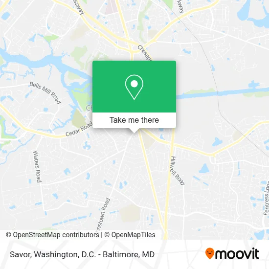 Savor map