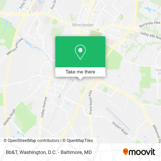 Bb&T map