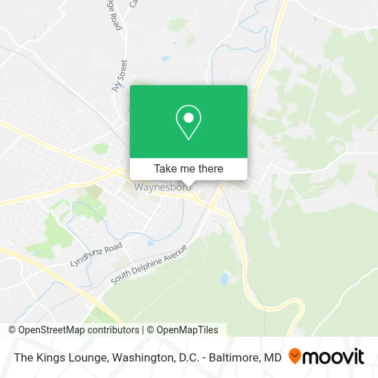 The Kings Lounge map