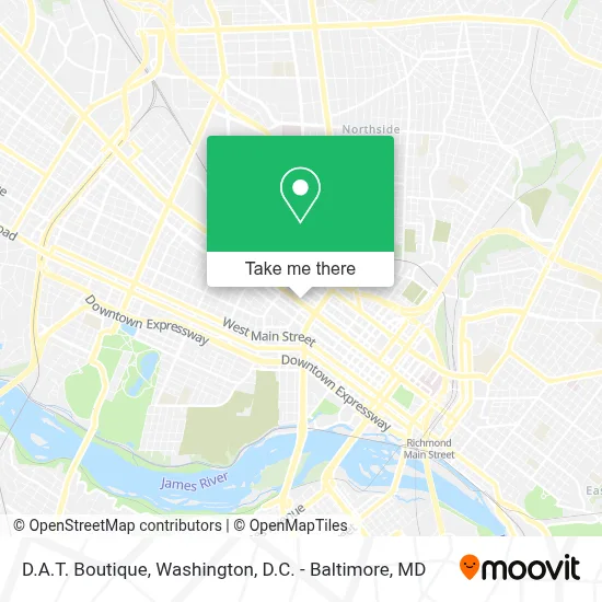 D.A.T. Boutique map