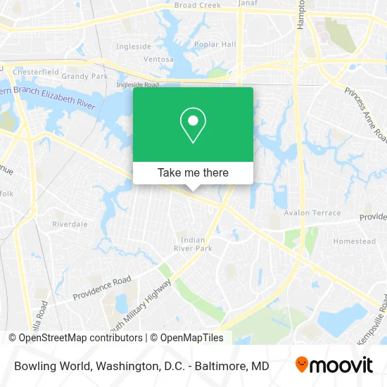 Bowling World map