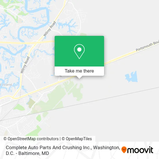 Complete Auto Parts And Crushing Inc. map