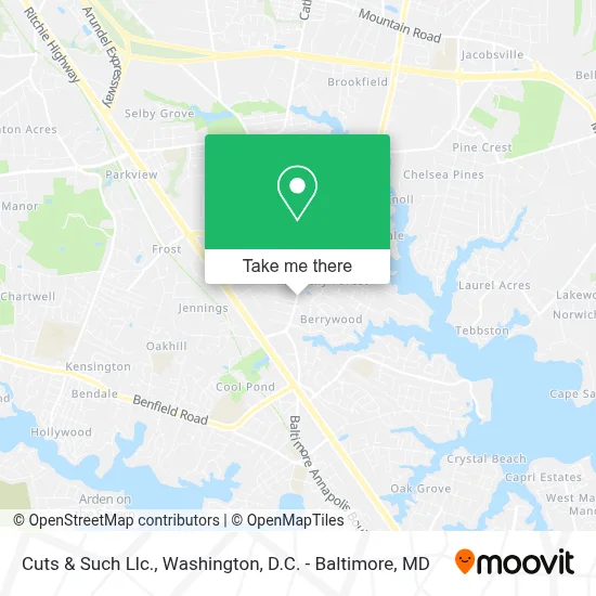 Cuts & Such Llc. map