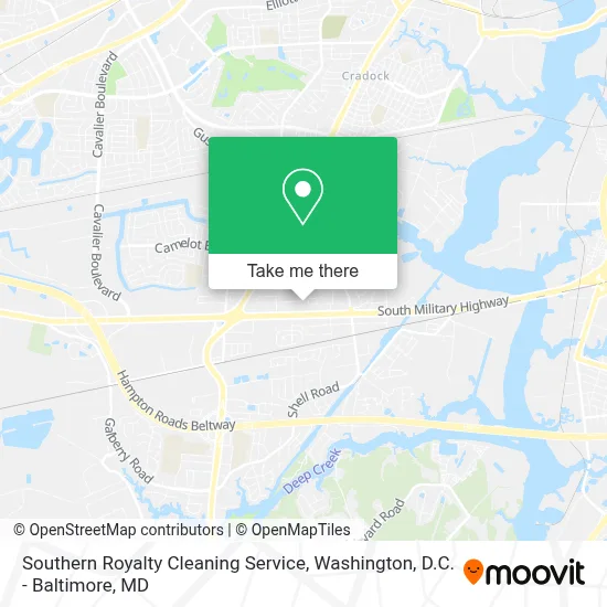 Southern Royalty Cleaning Service map
