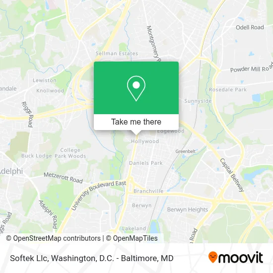 Softek Llc map