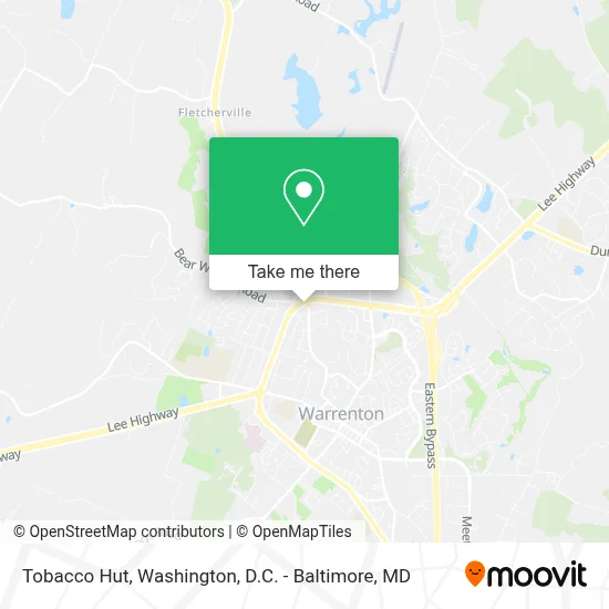 Tobacco Hut map