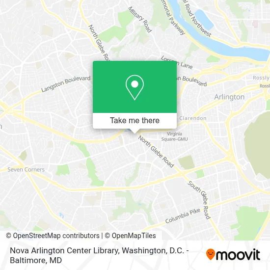 Nova Arlington Center Library map
