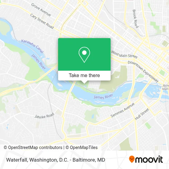 Waterfall map