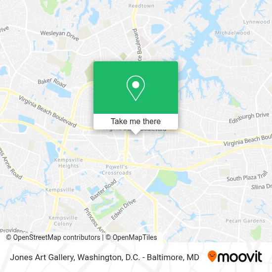 Jones Art Gallery map