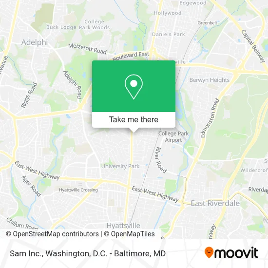 Sam Inc. map