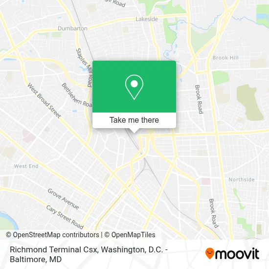 Richmond Terminal Csx map
