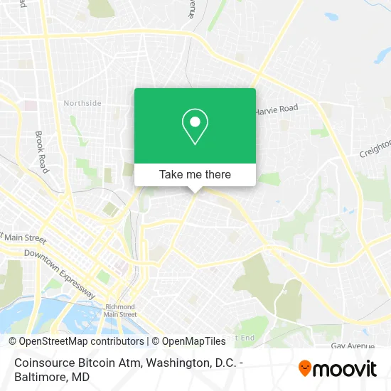 Coinsource Bitcoin Atm map