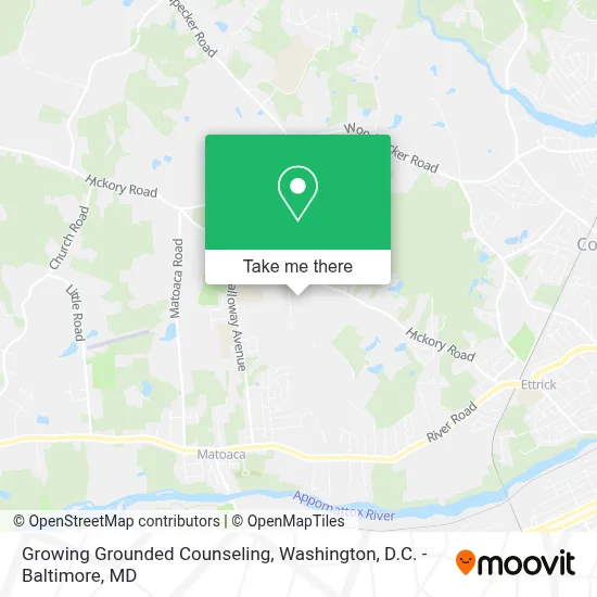 Growing Grounded Counseling map