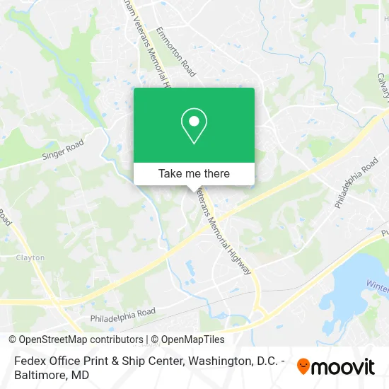 Fedex Office Print & Ship Center map