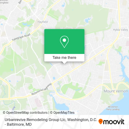 Urbanrevive Remodeling Group Llc map
