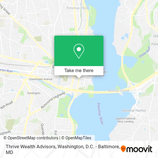 Thrive Wealth Advisors map