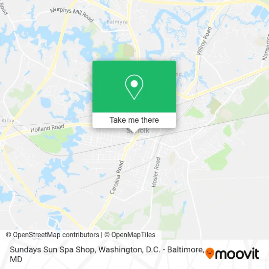 Sundays Sun Spa Shop map