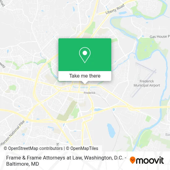 Frame & Frame Attorneys at Law map