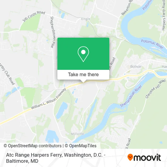 Atc Range Harpers Ferry map