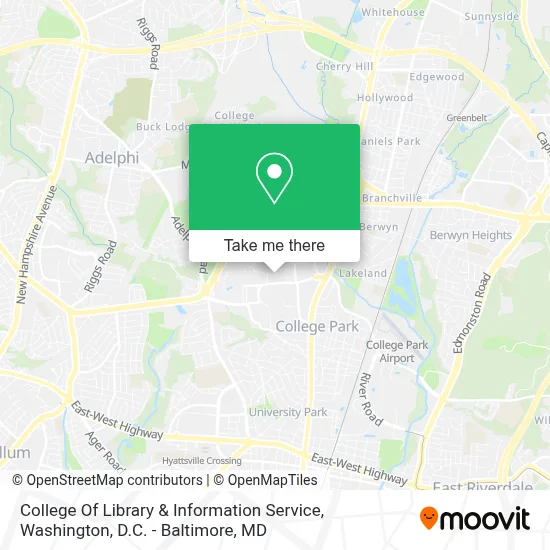 College Of Library & Information Service map