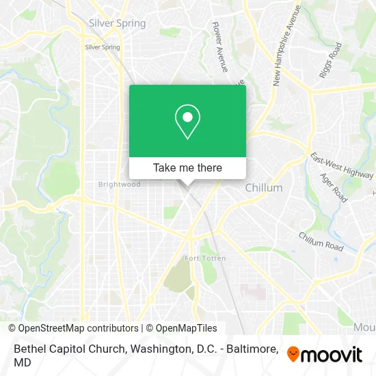 Bethel Capitol Church map