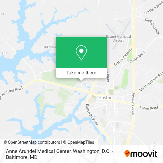 Anne Arundel Medical Center map