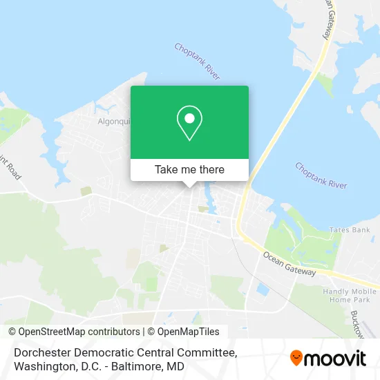 Dorchester Democratic Central Committee map