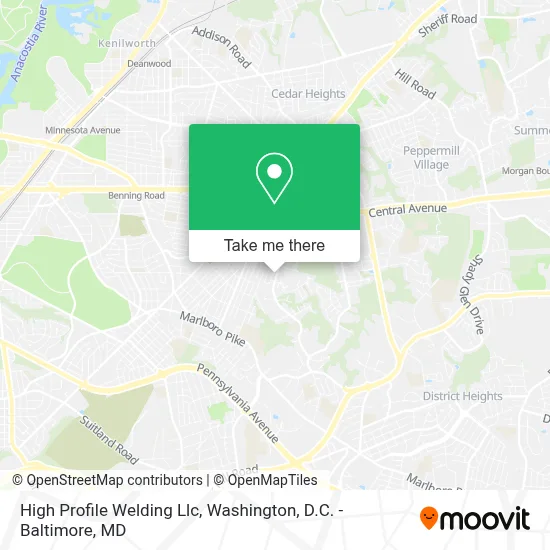 High Profile Welding Llc map