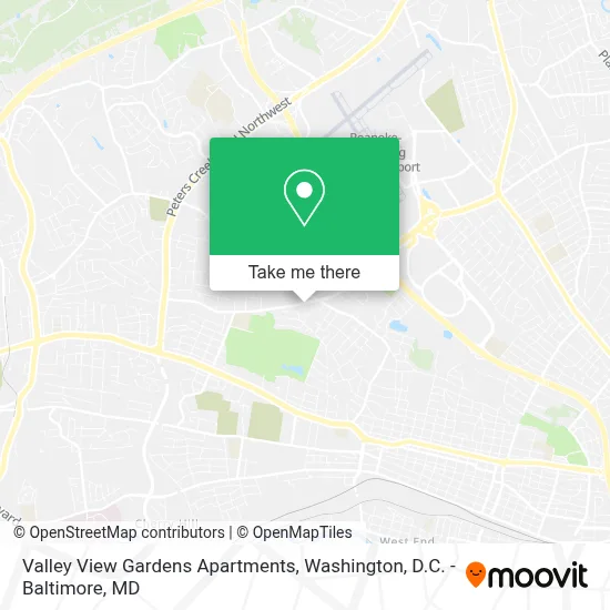 Valley View Gardens Apartments map