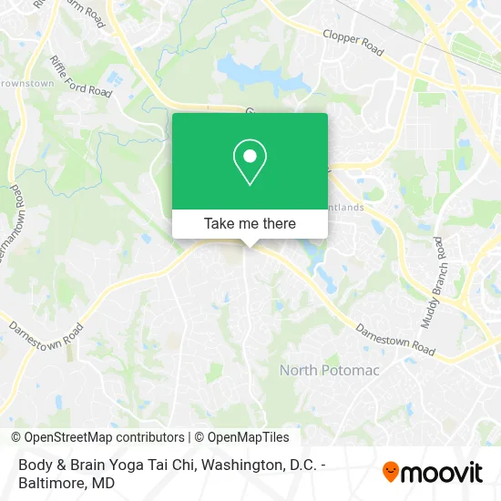 Body & Brain Yoga Tai Chi map
